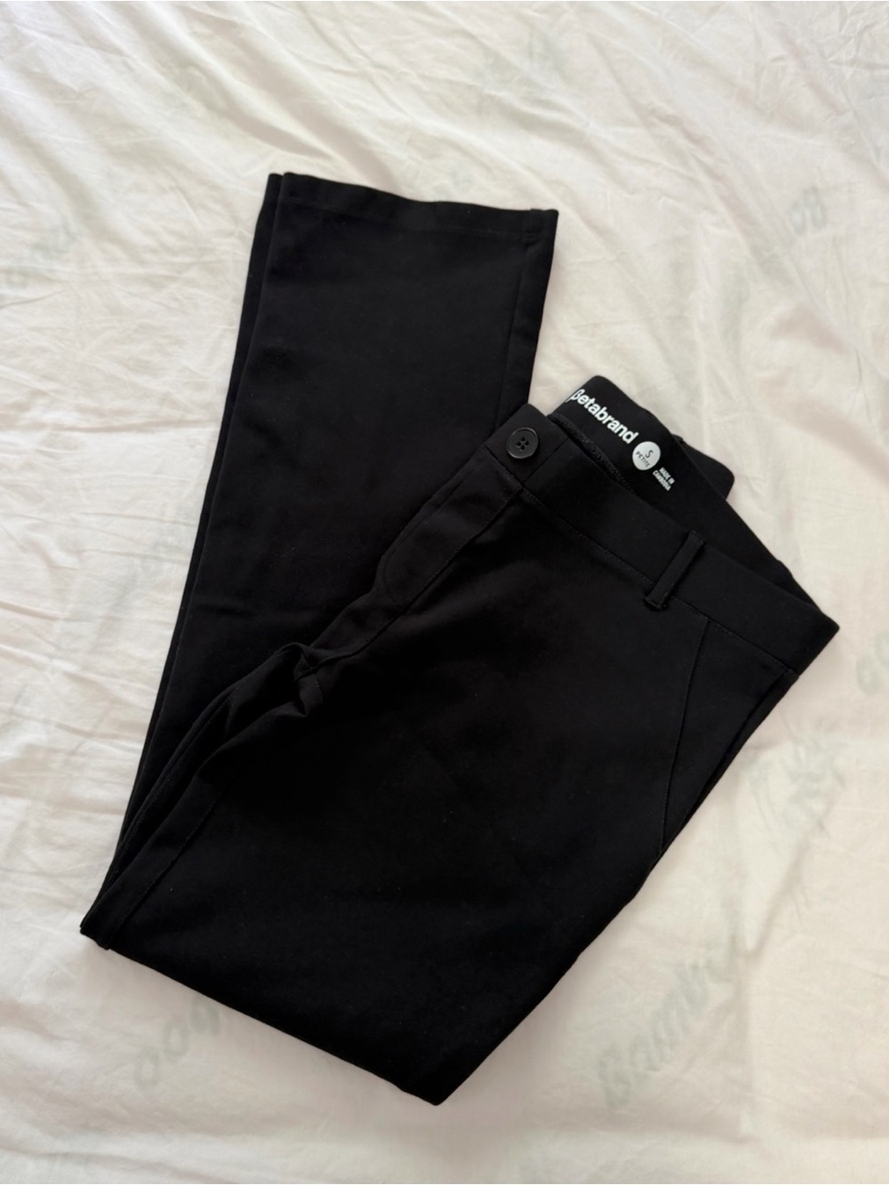 Betabrand Black Women's Dress Pant Yoga Pant